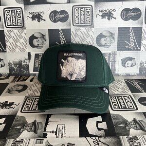 Authentic Goorin Bros Bulletproof Rhino Green Hat (NWT)